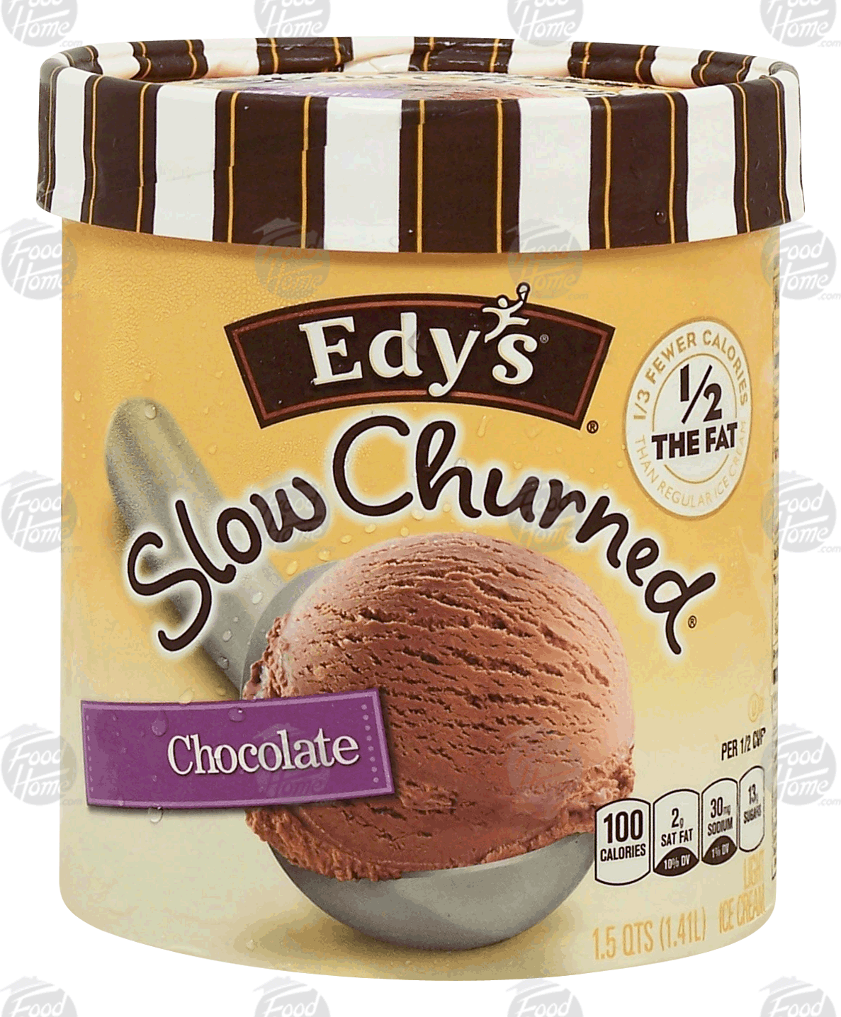 Edy's Slow Churned chocolate light ice cream Full-Size Picture